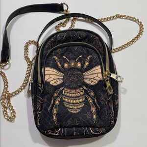 Gothic Bee Crossbody Bag NWOT
